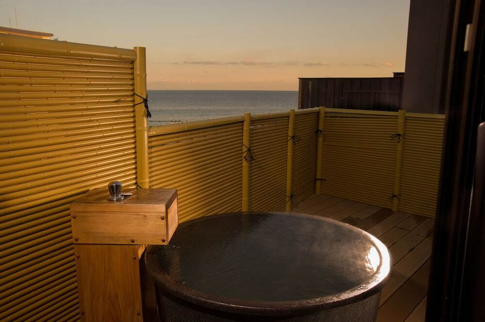 客室露天風呂一例①