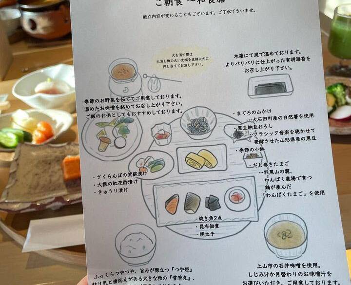 朝食メニュー表 / 2