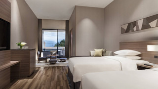 ルーム シングルベッド 2 台 マウンテンビュー (Outside Hot Spring, View)