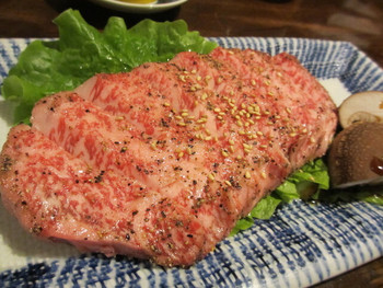 「大津苑」料理 990160 黒毛和牛特選ロース（150ｇ）