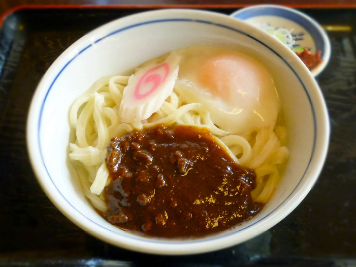「子亀」料理 6681 肉みそうどん(温) ￥570