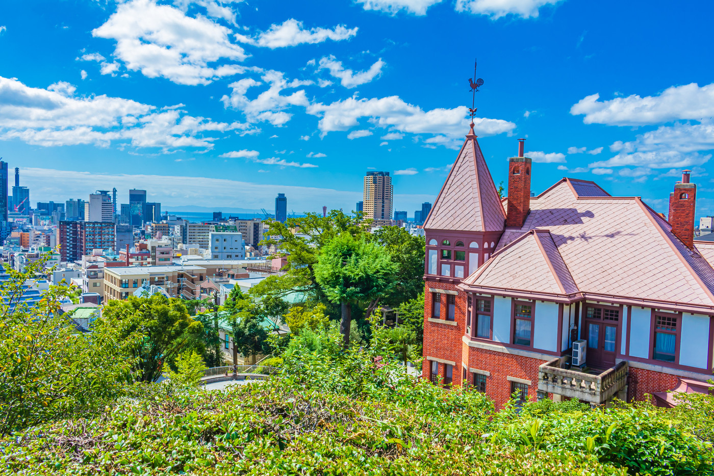 【兵庫の都市風景】神戸異人館周辺の都市風景