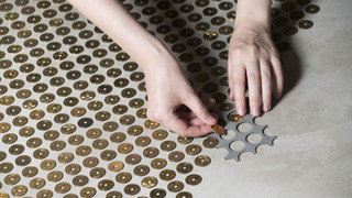 Room built of fortune coins “goen no ma” by Ryuichi Ohira