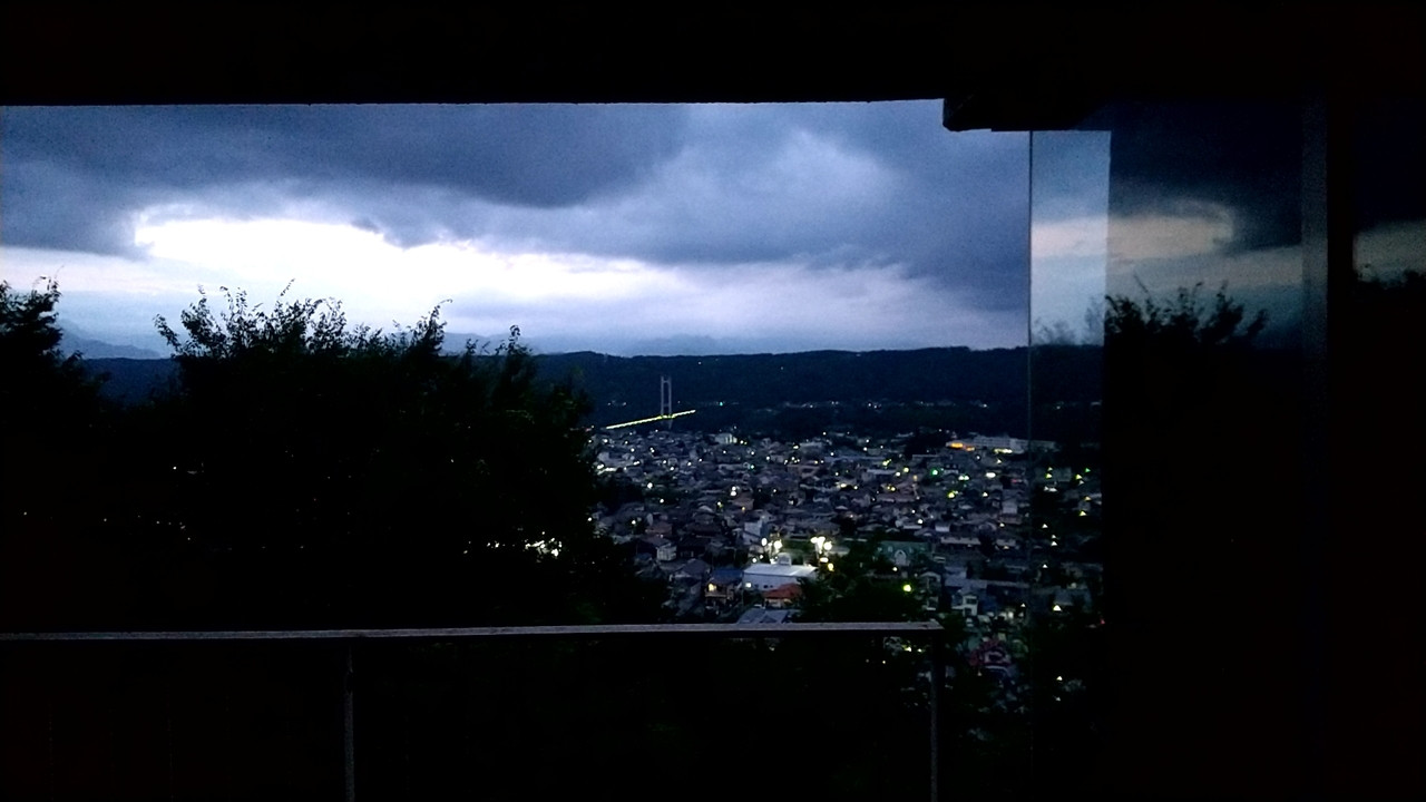 秩父市内の夜景