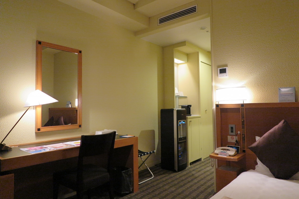 質感高めの客室には給水・給湯器も設置されています