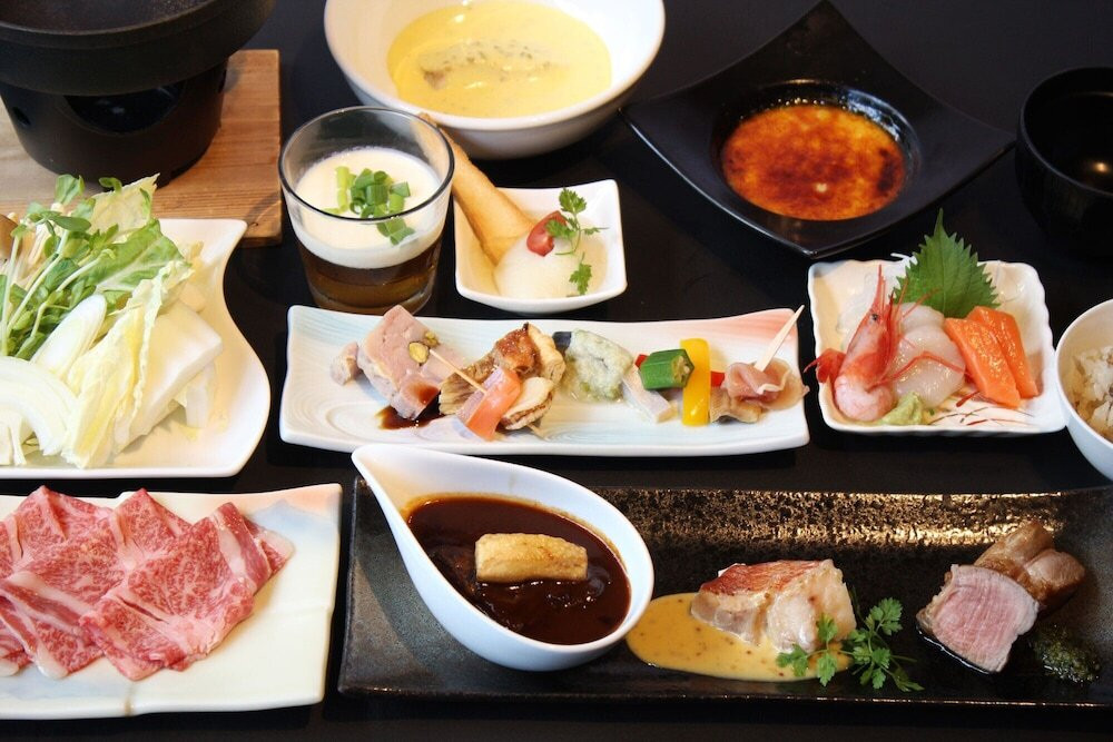 夕食コース一例