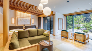 ラグジュアリー スイート 専用バスルーム ガーデンビュー