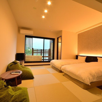 和モダン空間が女性に人気。客室内湯も温泉でのんびりくつろげる4262122