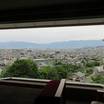 客室から北アルプスの眺め