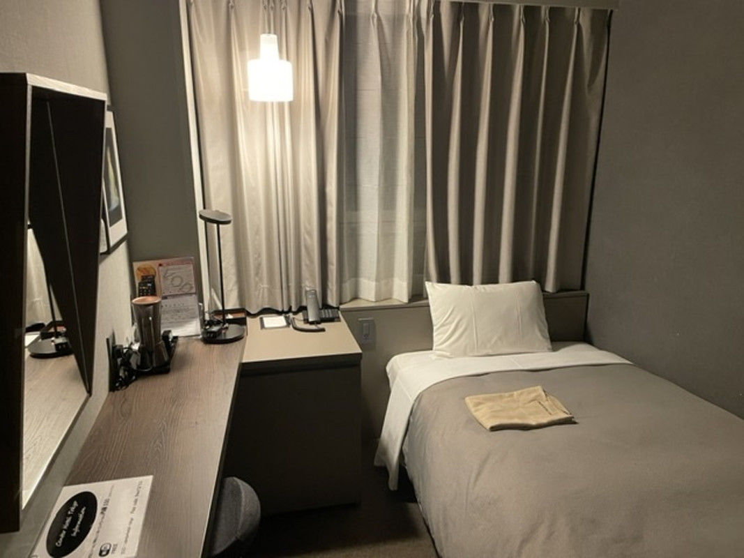 ビジネスホテル、最近では狭めパターン