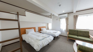 ベーシック トリプルルーム 禁煙 冷蔵庫 (シングルベッド2台・布団1組もしくはキングベッド1台・布団1組 )