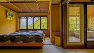 [星見の間] 古民家風12畳 源泉かけ流し半露天風呂付き 禁煙