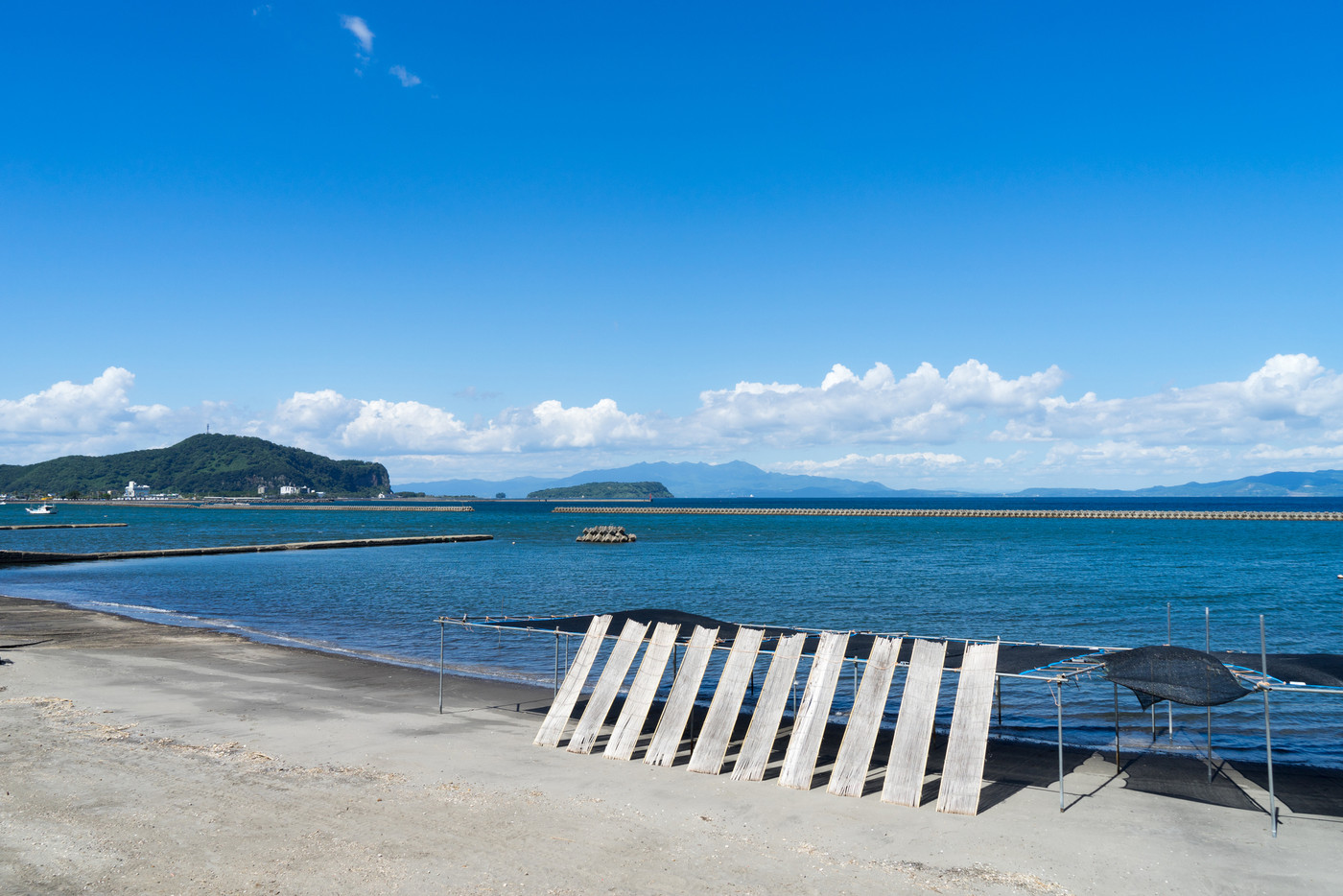 指宿砂むし会館の砂浜
