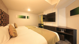 デラックス　ツインルーム　禁煙 (ダブルベッド2台）-Extrabed is from 3rd Adult