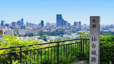 仙台城跡 仙台市街の眺め / 5