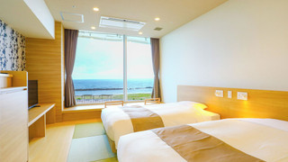 [禁煙]スーペリア和ベッドツインシャワーのみ(オーシャンビュー)