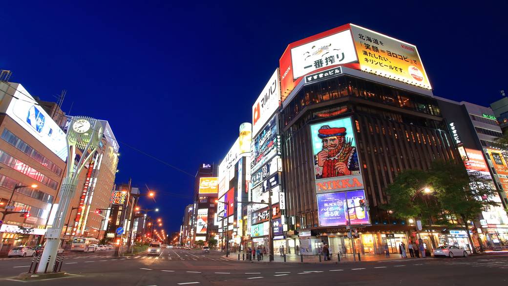 すすきのエリア 夜景 / 1
