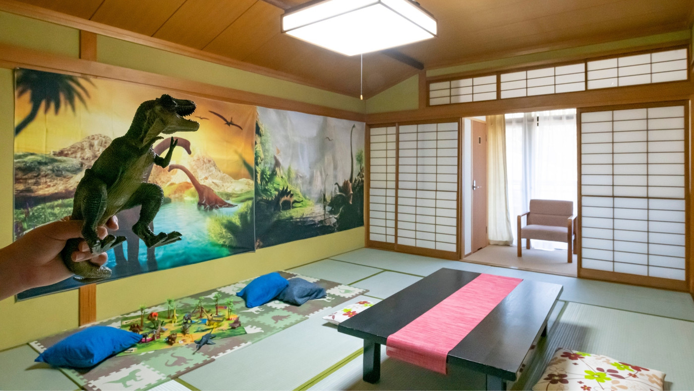 はすの花と温泉、そして和風の恐竜ルーム!4275701