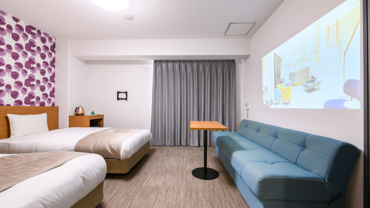 ポップなインテリアがキュート♡露天風呂付き大浴場のあるホテル4024513