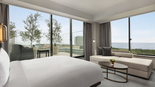 デラックス ルーム キングベッド 1 台 テラス