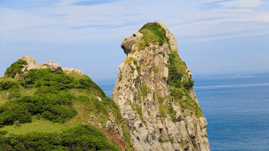 横を向いた猿にそっくりな猿岩 / 3