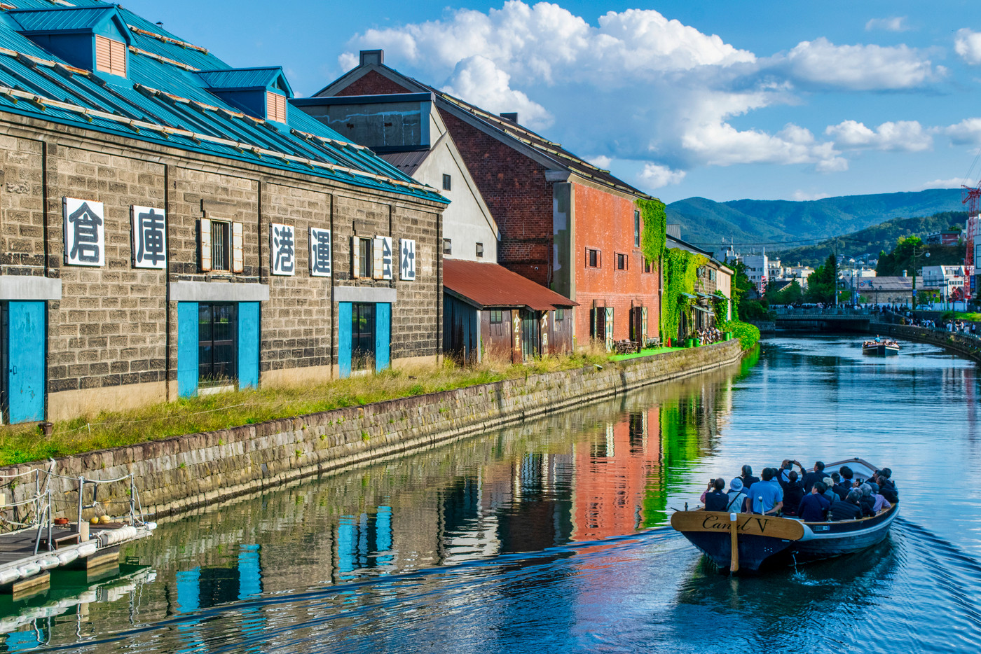 小樽市　大正ロマンの小樽運河と小樽クルーズ