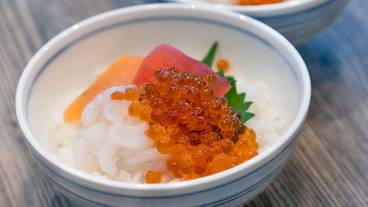 朝食ビュッフェの海鮮 / 3