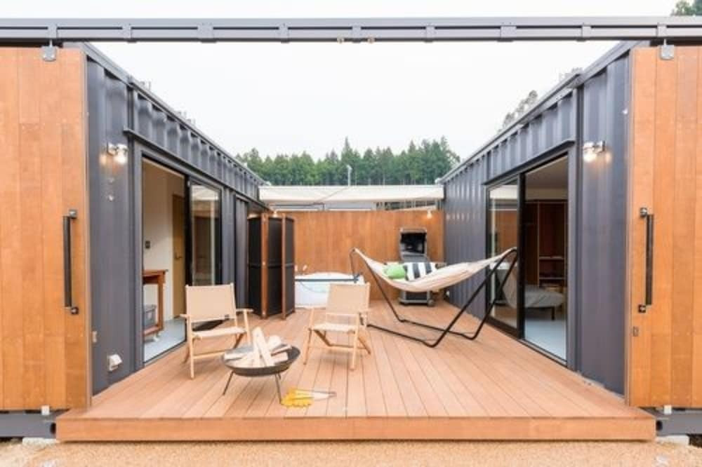 快適にアウトドアを楽しめる独立型のキャビン3639056