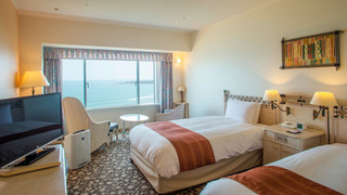 スタンダード ルーム シングルベッド 2 台 パークビュー (Minifridge)