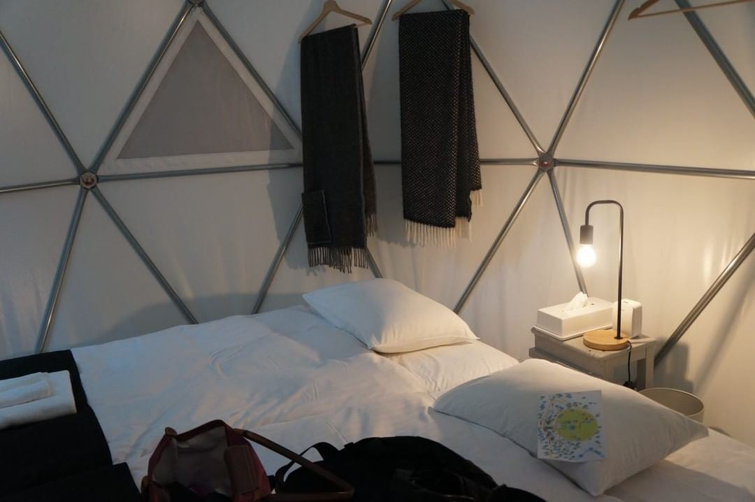 想像できないほど快適な球体テント内♪3906182