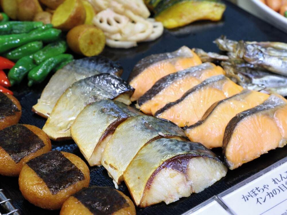 朝食ビュッフェ