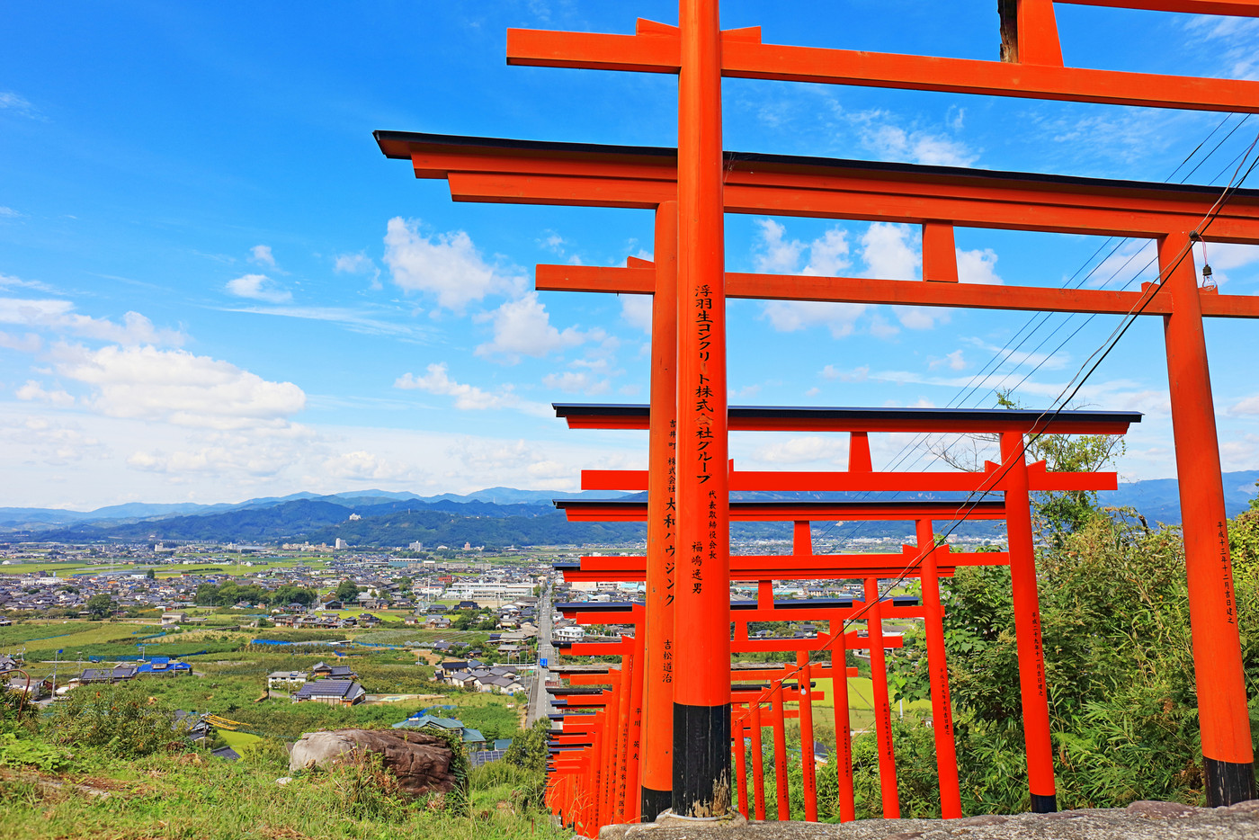 浮羽稲荷神社 福岡県うきは市浮羽町_赤い鳥居