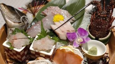 夕食一例 お造り / 1