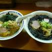 「朧月」の特製ラーメンと青のりラーメン