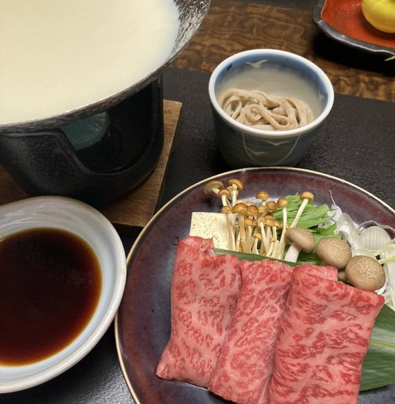 黒毛和牛の豆乳しゃぶ / 3