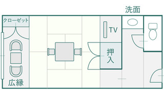 [湖畔側] 和室8畳＋広縁