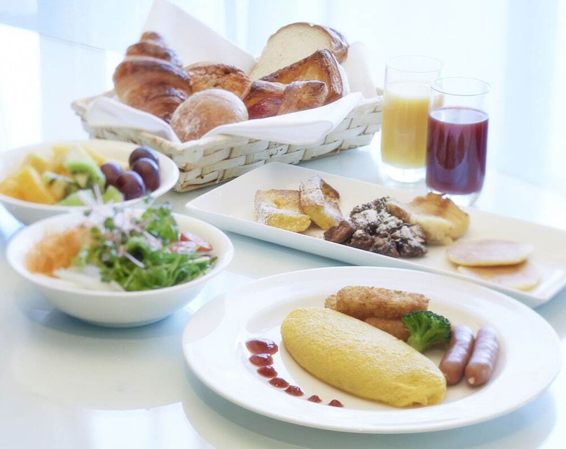 朝食 和洋ビュッフェの一例