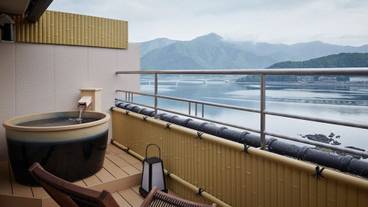 露天風呂付客室12畳 湖側一例② / 6