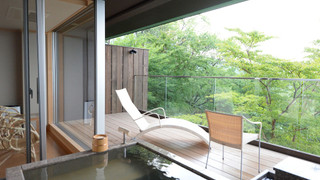 「函」「遥」和洋室広縁付+大文字眺望デッキ＋温泉露天風呂