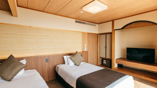 [オーシャンビュー] ツインルーム (バス無)(禁煙)