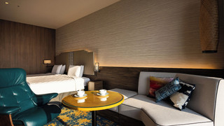 クラブデラックス ハリウッドツイン 禁煙 (クラブプール、ラウンジアクセス付き)