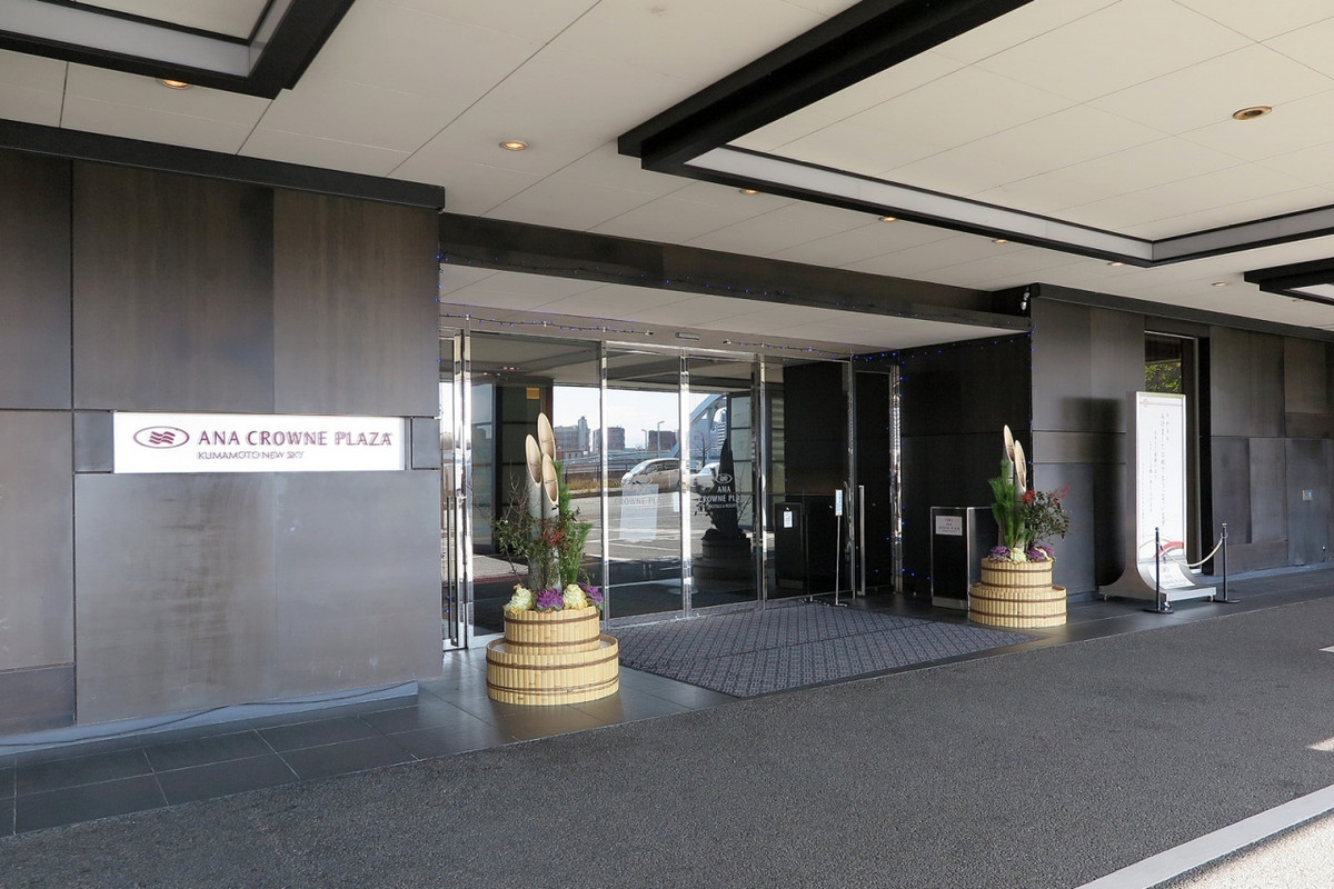 立派な門松が立てられていました