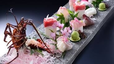 夕食の刺身 / 1