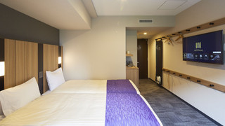 デラックス ツイン with ソファベッド 禁煙/ホテルから金閣寺・嵐山など京都の観光スポットへシャトルバス毎日運行中!(事前予約制)