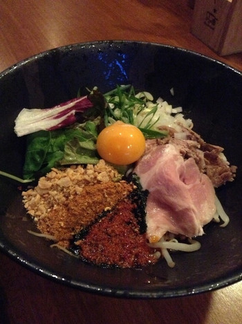 「まぜそば めん佳」料理 640640 辛旨まぜそば