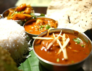 「ダバ インディア」 料理 52612986 海老カレー・魚カレー・チキンカレー（上から）