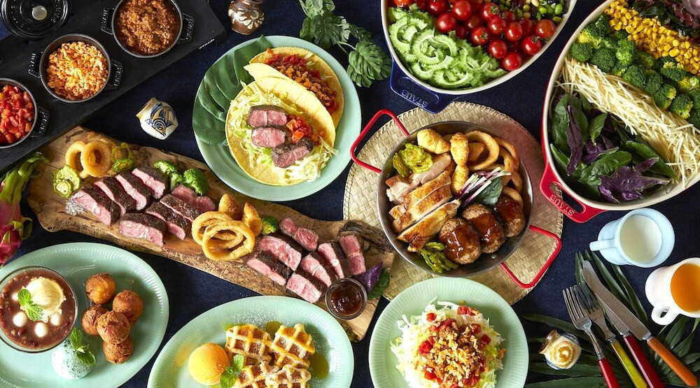 朝食ビュッフェ