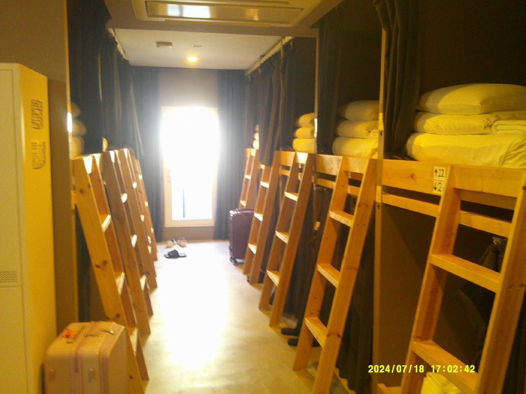 ドミトリー客室通路の様子