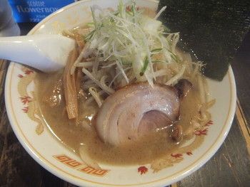 「北海道らーめん ひむろ 我孫子店」料理 945339 もやしそば750円が柏ランチパスポート4で540円(2016.6.24)