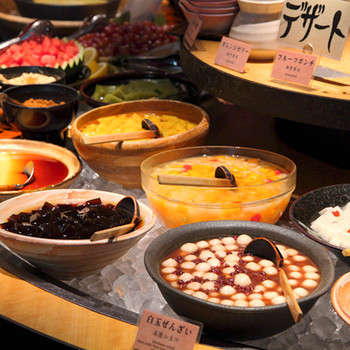 「大地の贈り物 上野店」 料理 21637239 和の甘味も食べ放題！女子会やファミリーにも◎